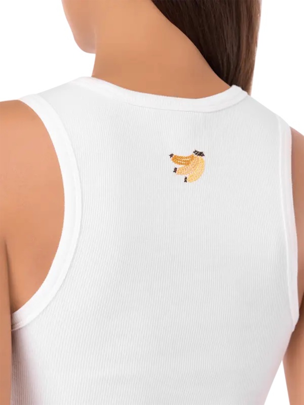 Farm Rio: Banana Embroidered Off White
Tank Top - Picture 3 of 10